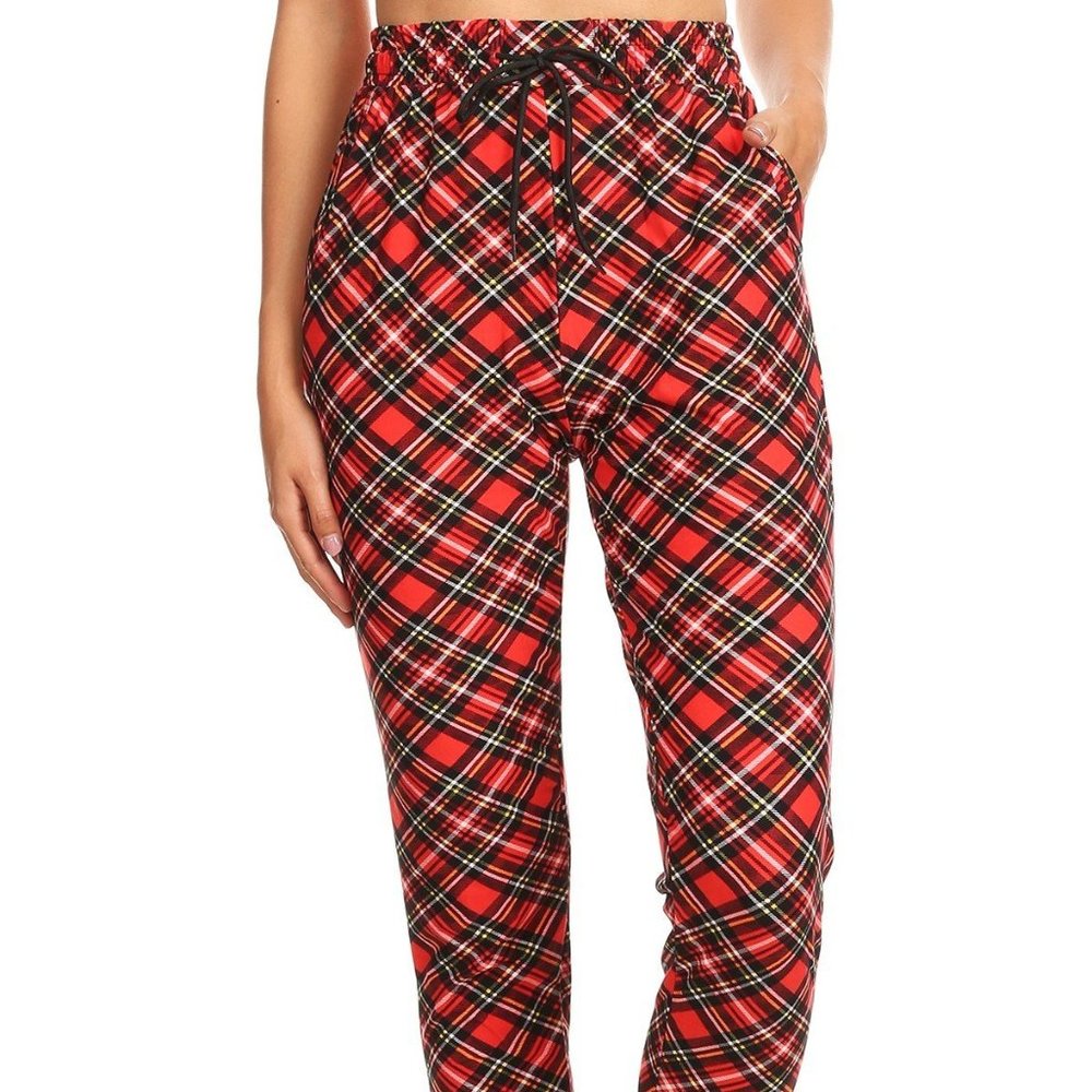 Plaid Joggers